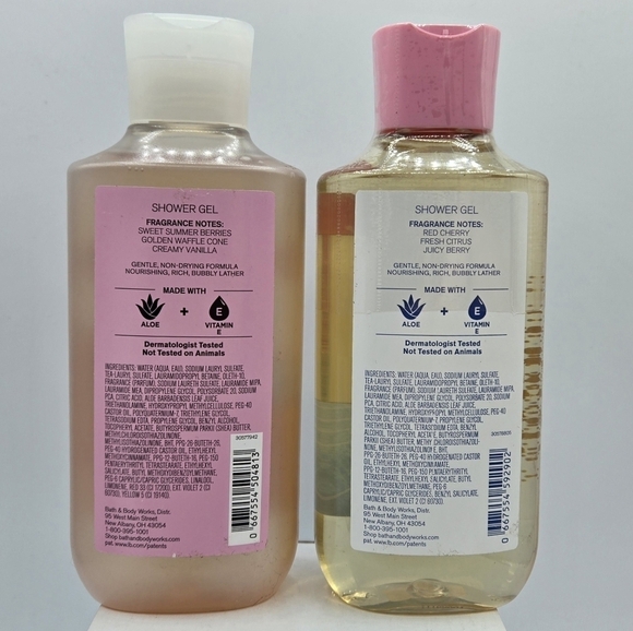 Bath & Body Works Berry Waffle Cone & Firecracker Pop Shower Gel Bundle - Picture 3 of 4